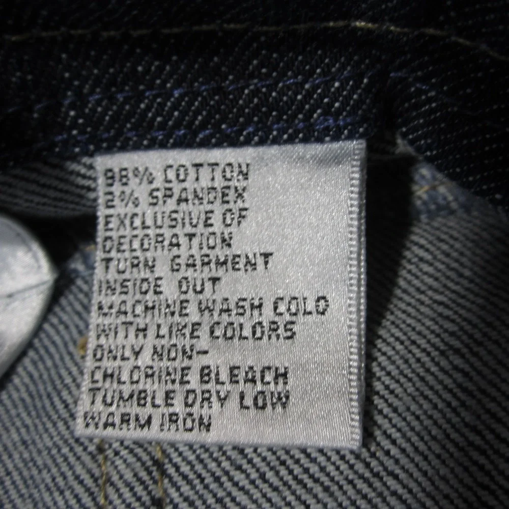 Vtg Talbots‎ Stretch Jeans 12 Blue Denim High-Rise Embroidered Straight Boho Y2K